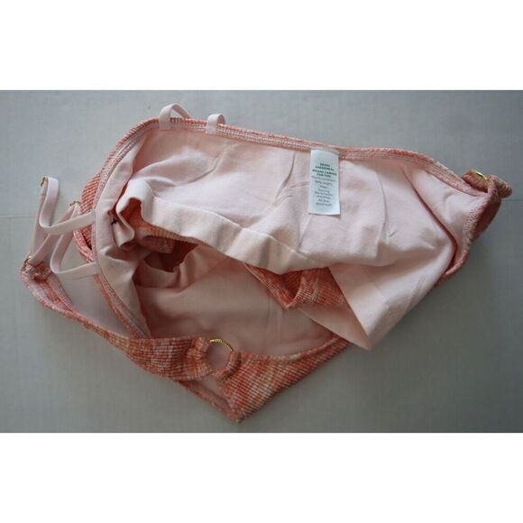 Aerie Women's Sz L Beach Peach Seamless Ring Longline Crop Top Bralette - Picture 10 of 16